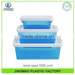 Promotional Retangular Storage Plastic Box With Lid With Lock thumbnail-1