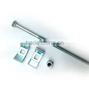 M6 * 150mm Worktop Connector For Table / Steel Zinc Plated Worktop Connector Bolt thumbnail-2