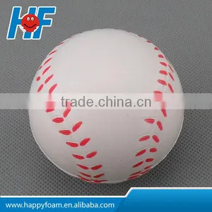 HOT Sale Different Size PU Foam Stress Squeeze White Baseball thumbnail-1