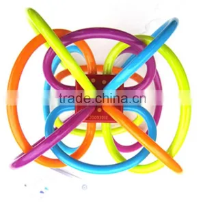 Wholesale Baby Teether Toy Winkel Rattle Baby Teeth Rattle Toys thumbnail-1