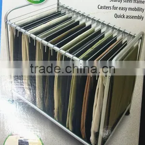Rolling Pants Trolley Closet Space Saver & Organizer/Rolling Pants Trolley thumbnail-2