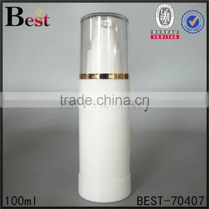 Promotion Cosmetic Personal Care Beard Oil Lotion Detergent Essential Oil Pomade PP White 100ml Plastic Bottle for Oil With Pump thumbnail-1