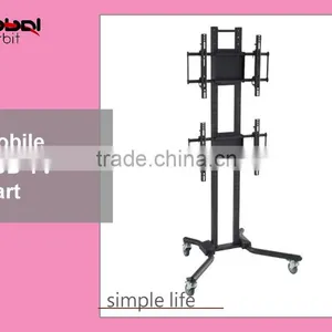 Video Wall Mount Rolling Portable LED TV Mounting Bracket Stand thumbnail-1