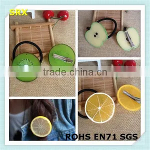 New Hot Sale Fashion Fruit Summer Style Plastic Hair Clip thumbnail-1
