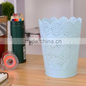 Plastic Trash Can Waste Bin Container thumbnail-4