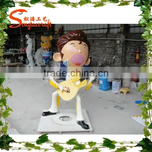 Artificial Cartoon Earth Statue Sculpture, Cartoon Artist Statues Songtao Compay thumbnail-4