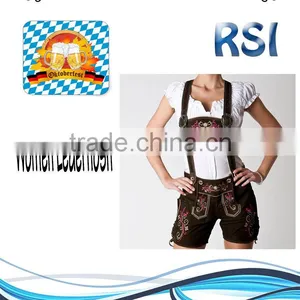 Trachten Wear,long Lederhosen Bundhosen Lederhosen Octoberfest ,shorts Lederhosen ..64(RSI-132) thumbnail-1