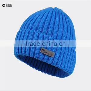 Winter Hat Children Korean Tide Pointed Hat Coarse Wool Knitted Hat Cap Winter Fashion Curling thumbnail-4