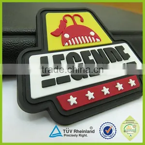 OEM Design Round Glow in the Dark Patch Sew on Clothing Rubber Patch thumbnail-5