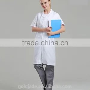 White Medical Coats Labcoat Medical Scrubs Doctor Uniform Nurse Clothing thumbnail-5