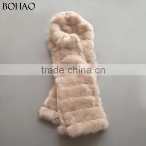 Wholesale Low Price High Quality Womens Long Vest With Faux Fur thumbnail-3