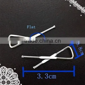 Stainless Steel Metal Dress Shirt Clips Wholesale thumbnail-1