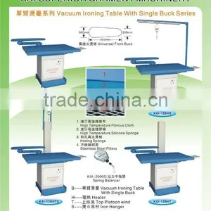 KAI-12BHTS Industrial Garment Vacuum Ironing Table With Single Bucks thumbnail-1