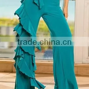 2015 High Quality Ladies Ruffled Pant Ladies Cotton Dance Pant thumbnail-1