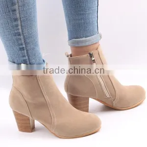 Zm35781a 2017 Women Shoes Autumn Winter High Heel Short Boots thumbnail-1