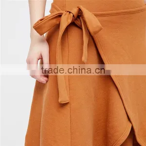 High Rise Fit Cotton Blend Skirt Styling Womens Camel Trousers thumbnail-4