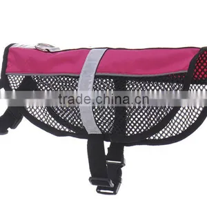 R1951H High Quality Light Weight Breathable Grid Reflective Service Dog Harness Vest thumbnail-6