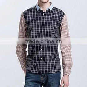 Western Style Mens Checked Leisure Shirts thumbnail-1