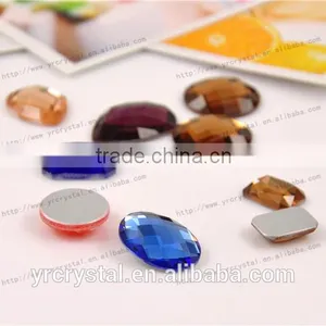 Crystal Stone Glass Beads Flat Back no Hotfix thumbnail-1
