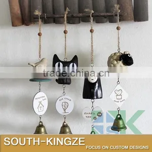 Sheep, Cat, Japanese Anime Character Resin Cute Cartoon Bell Wind Chime thumbnail-5