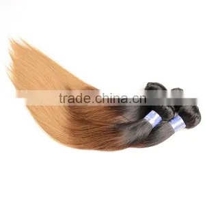 1B/4/27 Peruvian Hair Weaves Wavy Blonde Silky Straight Ombre Hair Extension Peruvian Human Hair Bundles thumbnail-1