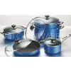 Blue Nonstick Cookware Set thumbnail-1