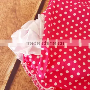 Soft Ruffle Playsuit Dots Printed Baby Rompers thumbnail-2
