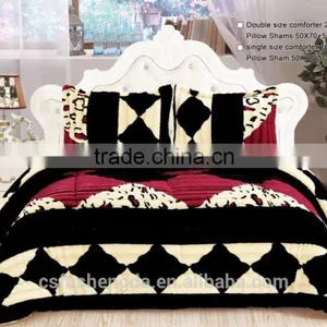100% Polyester PV Printed Plush Fleece Fabric Textile Microfiber or Sherpa Quilt thumbnail-2