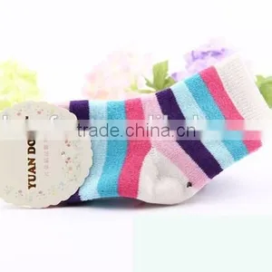 Autumn&winter High Quality 100%cotton Children Terry Thick Socks thumbnail-3