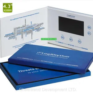 New Product Lcd Screen 4.3 Inch Promotional Video Message Card For Business Invitation thumbnail-1