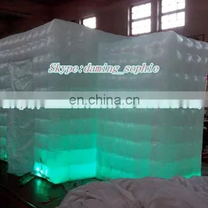 Color Changing LED Lighting Inflatable Photo Booth Tent Bar thumbnail-4
