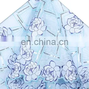 Fashionable African Organza Lace Fabric for Women thumbnail-4