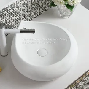 2018 Bathroom Latest Ceramic Luxury Good New White Color Hot Sale Wash Hand Deep Basin thumbnail-5