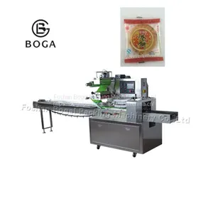 Automatic Flow Food Cookies Biscuits Packaging Machine thumbnail-1