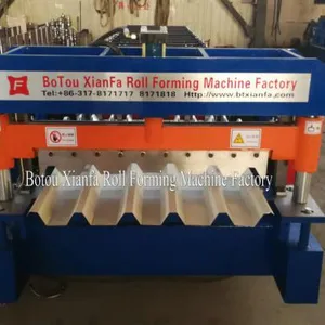 Special Thin Aluminium Roofing Tile Forming Machine thumbnail-3