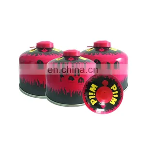 Hebei Screw Valve Butane Gas Cartridge and Butane Gas 450g thumbnail-5