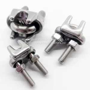 China Supplier Rigging Hardware Spring Stainless Steel Wire Rope Clip thumbnail-1
