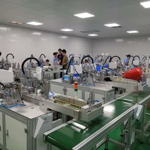 HOT SALE AUTOMATIC FACE MASK MACHINE KN95 FACE MASK PRODUCTION LINE thumbnail-2