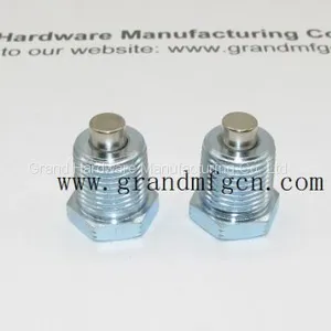 Male Metric Thread M14X1.5 Magnetic Steel Oil Drain Plugs for Lubrication Systerm thumbnail-2