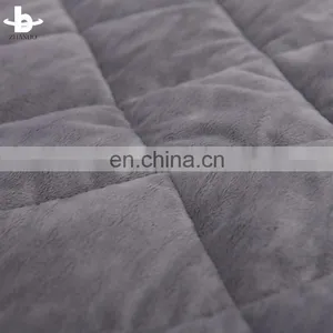 Super Soft Quilted Minky Weighted Blanket thumbnail-6