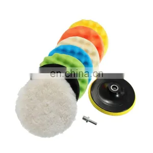 Car Wavy Polishing Sponge Pads Buff Pad thumbnail-1