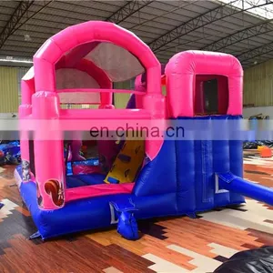Inflatable Princes Bouncer Bouncy Castle House With Pool ,Inflatable Jumping and Slide Bouncer Castle For Family , Business thumbnail-4