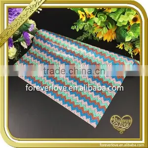 Square Shaped Resin Stone Hot Fix Rhinestone Sheets FHRM-054 thumbnail-1