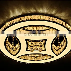 Led Ceiling Lamp Fashion Crystal Ceiling Lamp Stainless Steel Creative Led Lightings thumbnail-5