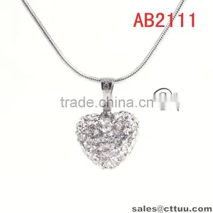 Diamond Heart Necklaces Owl Necklace thumbnail-1