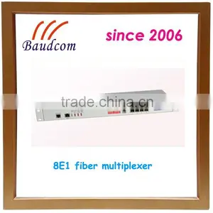 4Ethernet 8E1 Fiber Optic Multiplexer thumbnail-1
