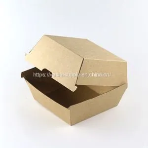 Eco Friendly Custom Made Clamshell Boxes Custom Printed Burger Box thumbnail-1
