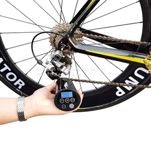 Wireless Portabl Electr Digital Bike Air Pump Bicycle Kit Tyre Air Compressor thumbnail-1