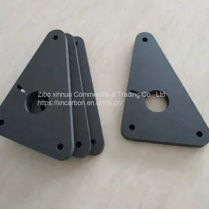 Custom Made CNC Cut Carbon Fiber Laminate Sheet Plates Make to Order Carbon Fiber Machined Parts thumbnail-3