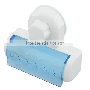 Hot Sale Wall Mount Vacuum Chuck Suction Cup Toothbrush Holders With Covers thumbnail-2